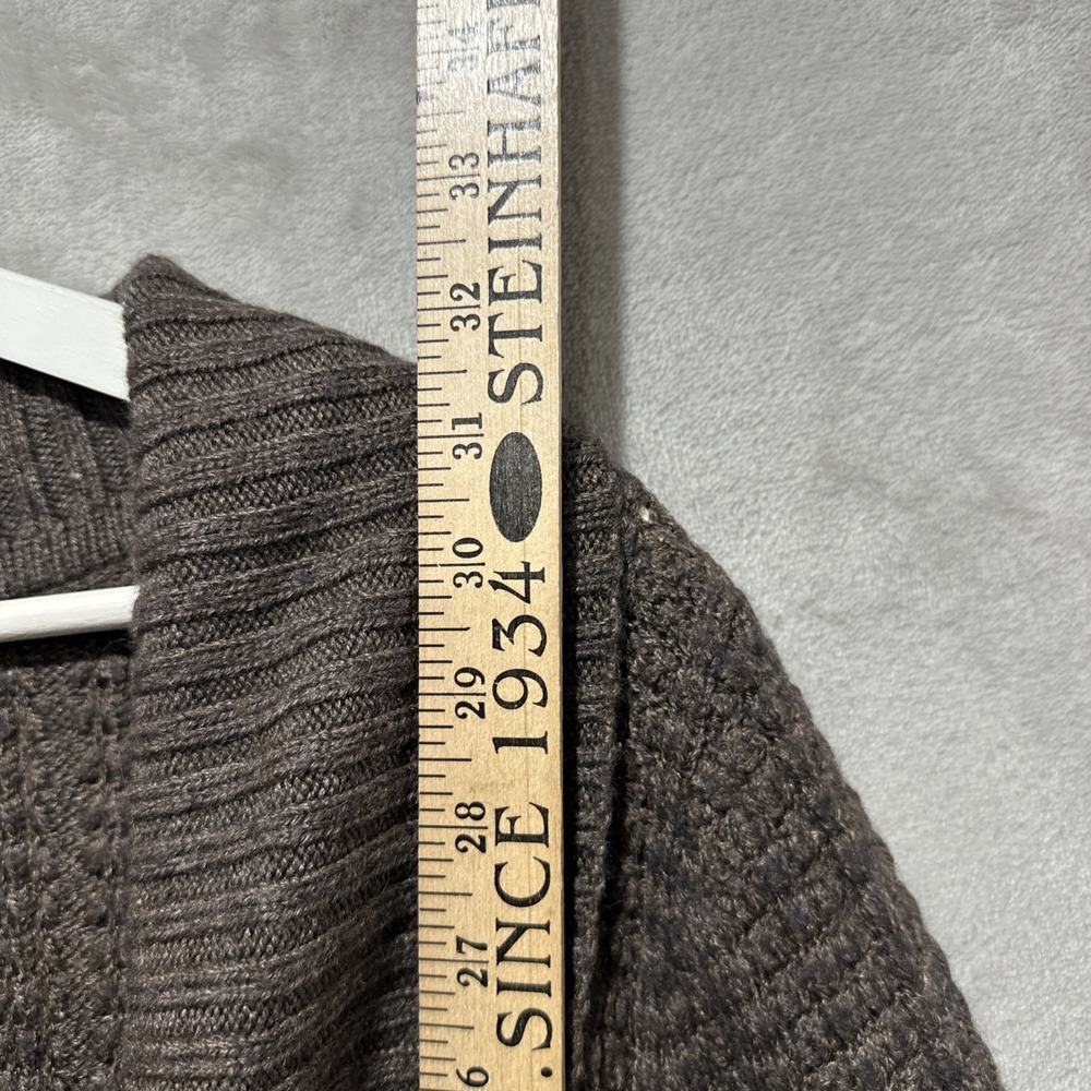 Banana Republic Womens Brown Long Sleeve Knit Sweater Cardigan Sz XL Wool Blend - Picture 6 of 6